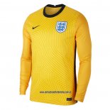 Camiseta Inglaterra Portero 20-21 Manga Larga Amarillo