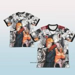 Camiseta Japon Anime 25-26 Blanco Negro Tailandia