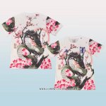 Camiseta Japon Dragon 25-26 Blanco Tailandia Rosa