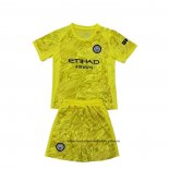 Camiseta Manchester City Portero Nino 25-26 Amarillo