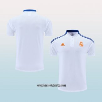 Camiseta Polo del Real Madrid 22-23 Blanco y Azul