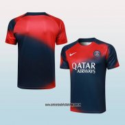 Camiseta de Entrenamiento Paris Saint-Germain 23-24 Rojo y Azul