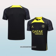 Camiseta de Entrenamiento Paris Saint-Germain Jordan 23-24 Negro