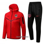 Chandal con Capucha del Atletico Madrid 22-23 Rojo