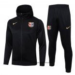 Chandal con Capucha del Barcelona Nino 24-25 Negro