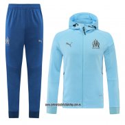 Chandal con Capucha del Olympique Marsella 22-23 Azul