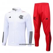 Chandal de Chaqueta del Flamengo 23-24 Blanco