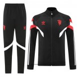 Chandal de Chaqueta del Manchester United Nino 24-25 Negro