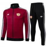 Chandal de Chaqueta del Manchester United Nino 24-25 Rojo Oscuro