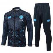 Chandal de Chaqueta del Napoli Nino 25-26 Negro