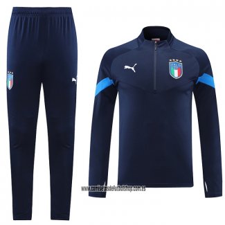 Chandal de Sudadera del Italia 22-23 Azul