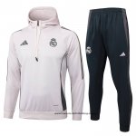 Chandal de Sudadera del Real Madrid Nino 24-25 Rosa