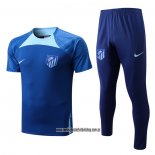 Chandal del Atletico Madrid 22-23 Manga Corta Azul