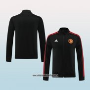 Chaqueta del Manchester United 23-24 Negro