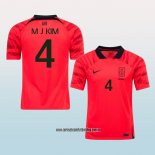 Jugador Primera Camiseta Corea del Sur Kim Min-Jae 2022