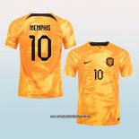 Jugador Primera Camiseta Paises Bajos Memphis 2022