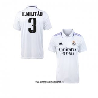 Jugador Primera Camiseta Real Madrid E.Militao 22-23