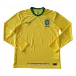 Primera Camiseta Brasil 20-21 Manga Larga