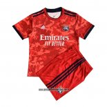 Segunda Camiseta Lyon Nino 21-22