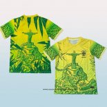 Camiseta Brasil Jesus 25-26 Amarillo Verde Tailandia