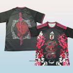 Camiseta Japon Dragon 24-25 Negro y Rosa Tailandia