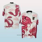 Camiseta Japon Dragon 25-26 Blanco Rojo Tailandia