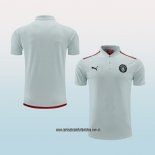 Camiseta Polo del Manchester City 22-23 Gris