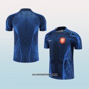 Camiseta de Entrenamiento Paises Bajos 22-23 Azul