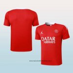 Camiseta de Entrenamiento Paris Saint-Germain Jordan 24-25 Rojo