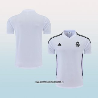 Camiseta de Entrenamiento Real Madrid 22-23 Blanco y Purpura