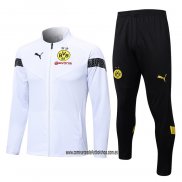 Chandal de Chaqueta del Borussia Dortmund 22-23 Blanco