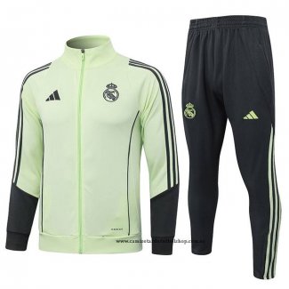 Chandal de Chaqueta del Real Madrid 25-26 Verde Negro