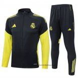 Chandal de Chaqueta del Real Madrid Nino 25-26 Amarillo Gris