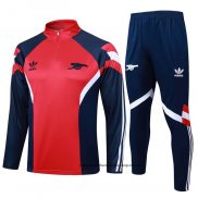 Chandal de Sudadera del Arsenal 24-25 Rojo Azul