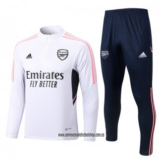 Chandal de Sudadera del Arsenal 22-23 Blanco