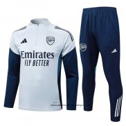 Chandal de Sudadera del Arsenal Nino 25-26 Gris