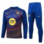 Chandal de Sudadera del Barcelona Nino 25-26 Amarillo Azul