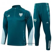 Chandal de Sudadera del Cruzeiro 24-25 Verde