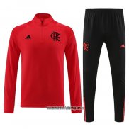 Chandal de Sudadera del Flamengo 23-24 Rojo