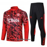 Chandal de Sudadera del Manchester United 23-24 Rojo