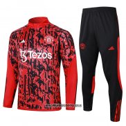 Chandal de Sudadera del Manchester United 23-24 Rojo