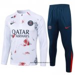 Chandal de Sudadera del Paris Saint-Germain Nino 24-25 Blanco