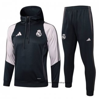 Chandal de Sudadera del Real Madrid Nino 24-25 Gris