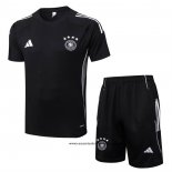 Chandal del Alemania 25-26 Manga Corta Negro - Pantalon Corto