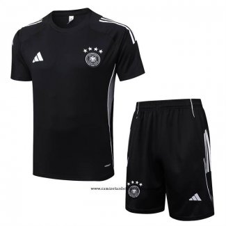 Chandal del Alemania 25-26 Manga Corta Negro - Pantalon Corto