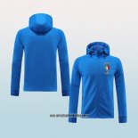 Chaqueta con Capucha del Italia 22-23 Azul