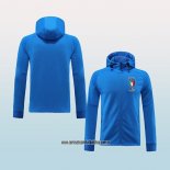 Chaqueta con Capucha del Italia 22-23 Azul