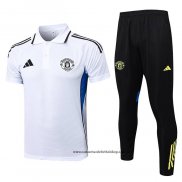Conjunto Polo del Manchester United 25-26 Blanco