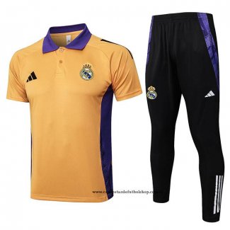 Conjunto Polo del Real Madrid 24-25 Amarillo