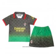 Cuarto Camiseta AC Milan Portero Nino 24-25